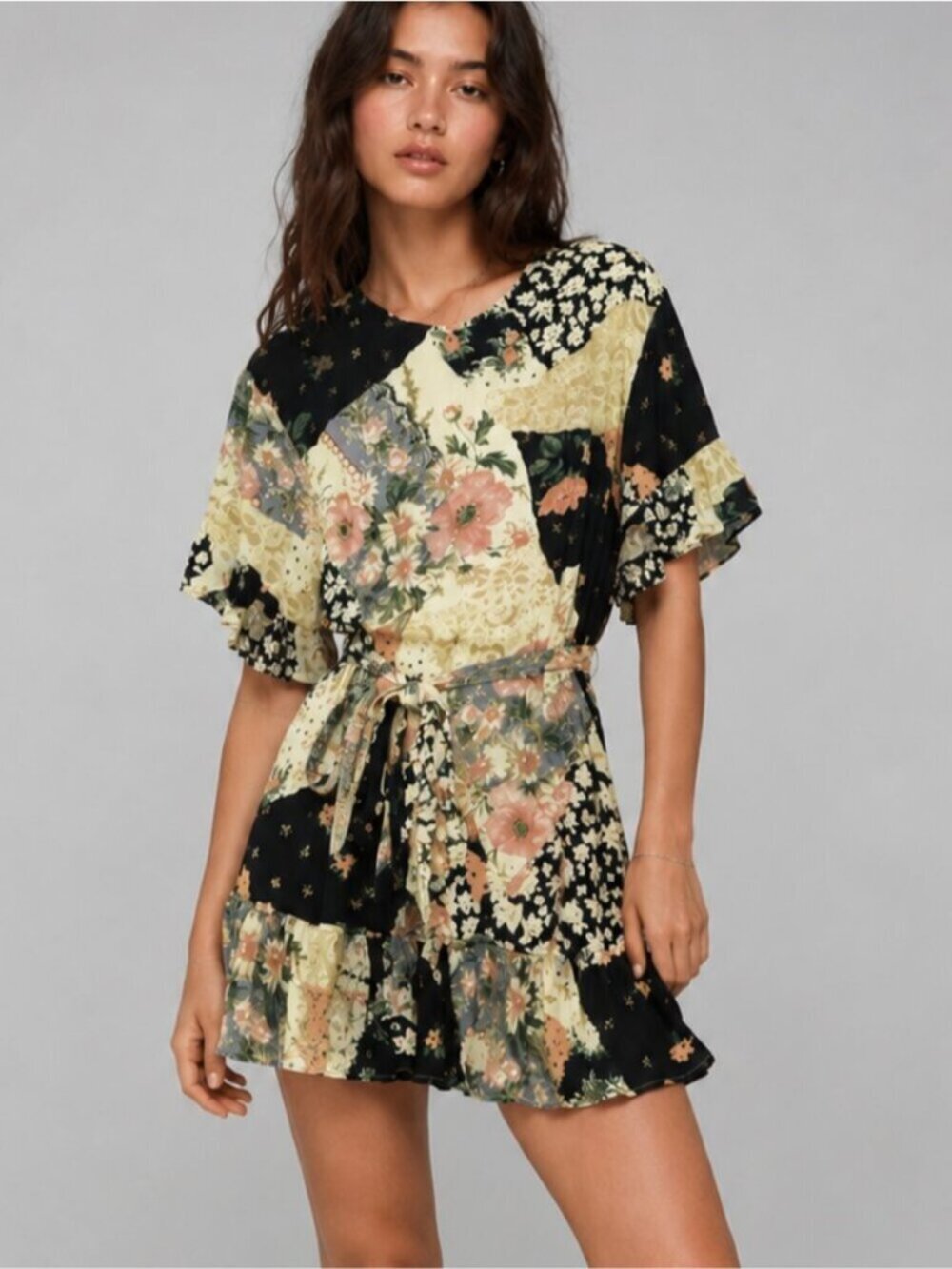 Urban Outfitters Patchwork Mini Dress